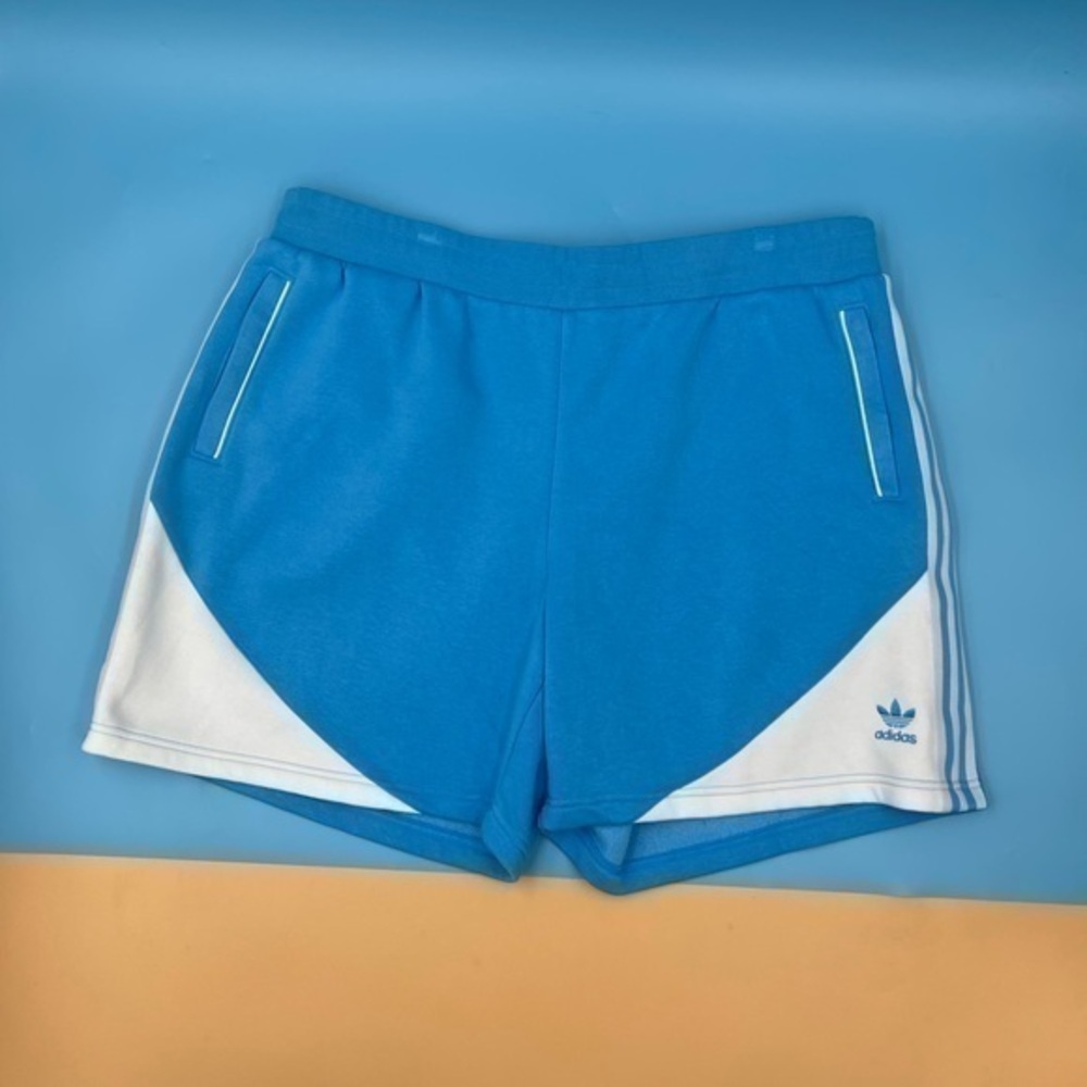 ADIDAS Embroidered Cotton 6” Shorts